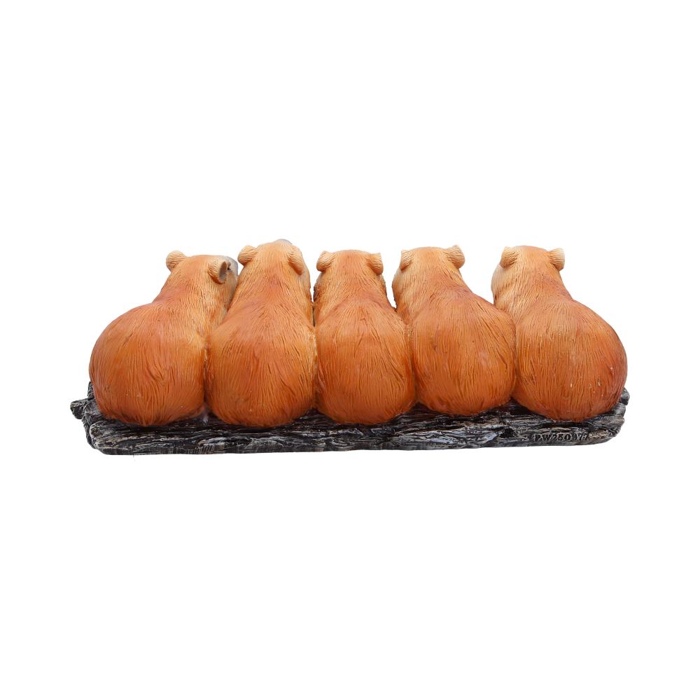 Nemesis Now Capybara Herd figurine, detailed 7cm collectible animal sculpture, realistic capybaras in a natural pose.