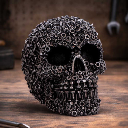 Screwed 12cm figurine by Nemesis Now, detailed sculpture with intricate features, designed as a collectible decorative item.