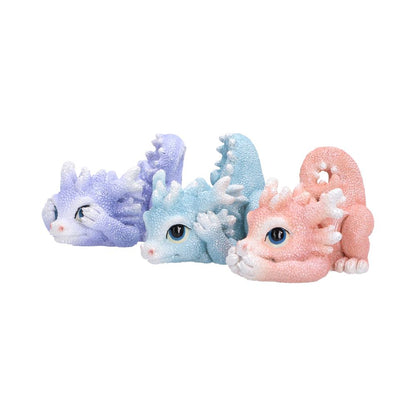 Three Wise Coralscale Dragonlings 5.8cm